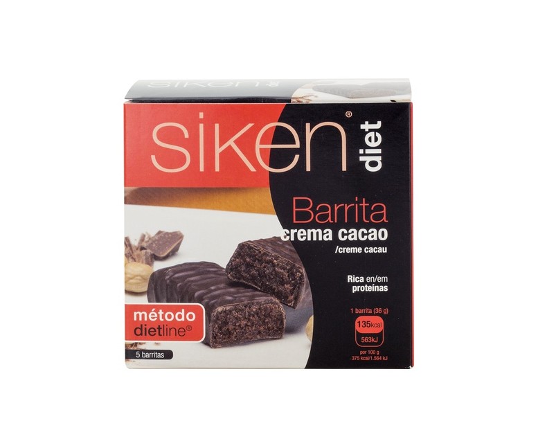 Barrita de Crema de Cacao 5 barritas de 36g Siken