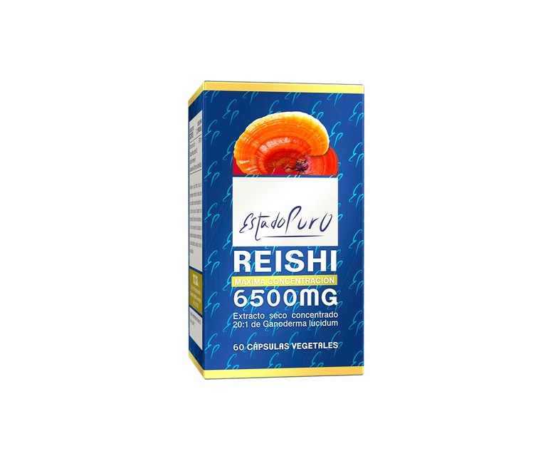 Reishi 6500 mg 60 cápsulas vegetales de 470mg Estado Puro