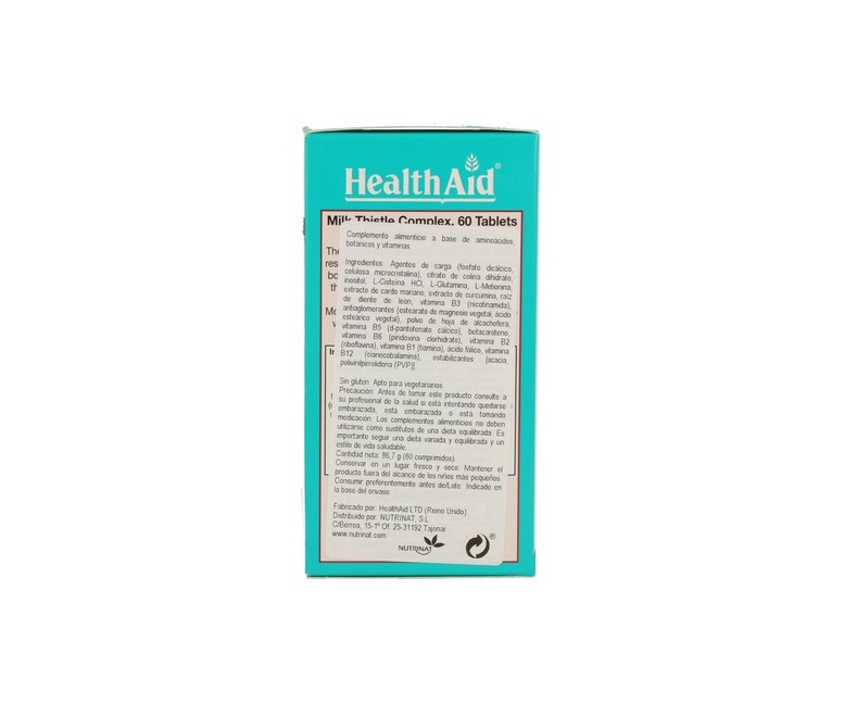Cardo Mariano Complex 60 comprimidos Health Aid