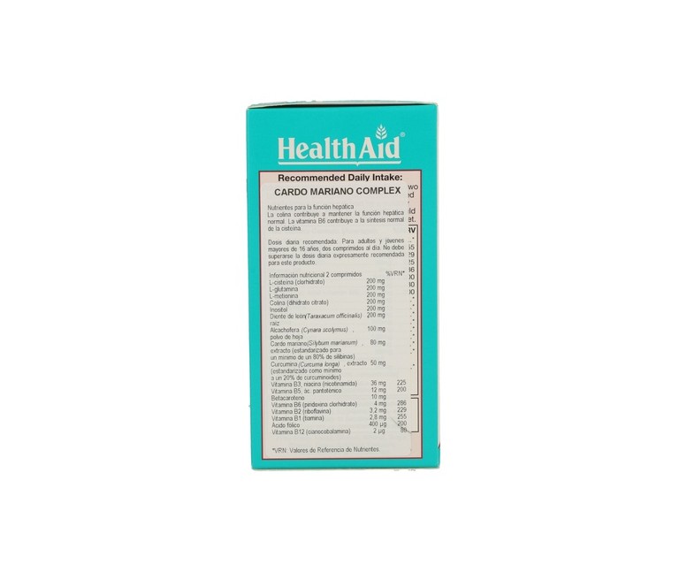 Cardo Mariano Complex 60 comprimidos Health Aid