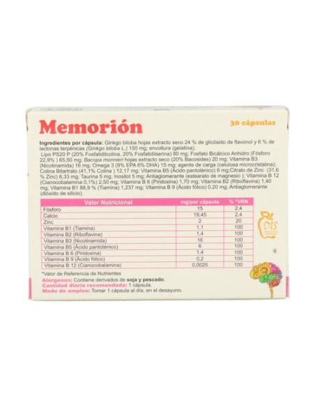 Memorión 30 cápsulas Dis