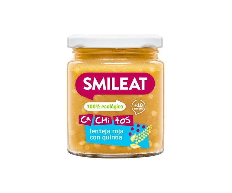 Tarrito con cachitos de lentejas con quinoa 10m+ 230 g Smileat