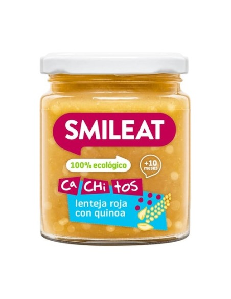 Tarrito con cachitos de lentejas con quinoa 10m+ 230 g Smileat
