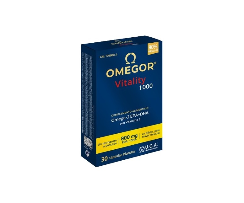 Omegor vitality 1000 omega3 30 cápsulas Uga Nutraceuticals