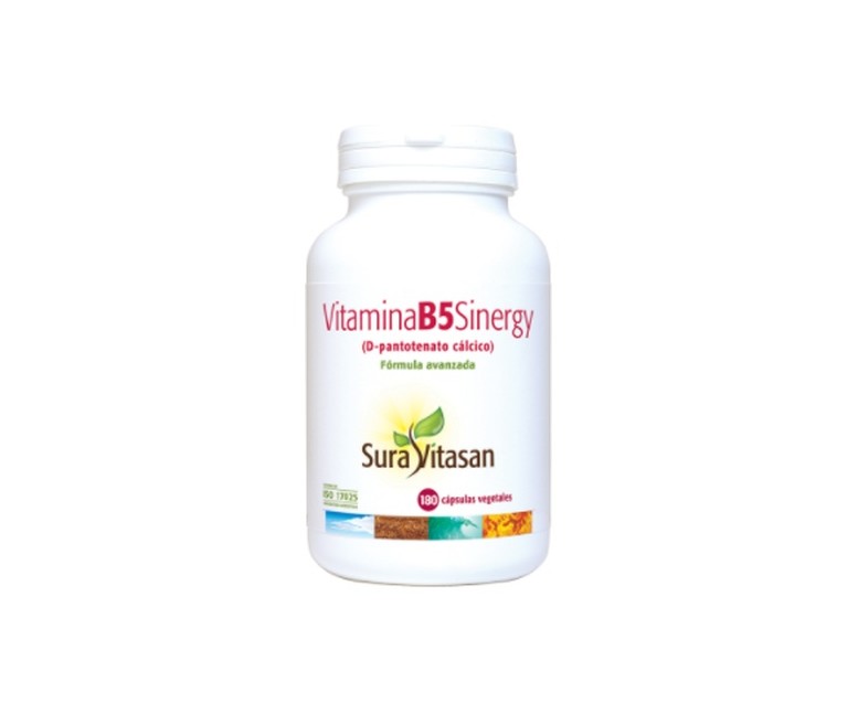 Vitamina B5 Sinergy 180 cápsulas vegetales Sura Vitasan