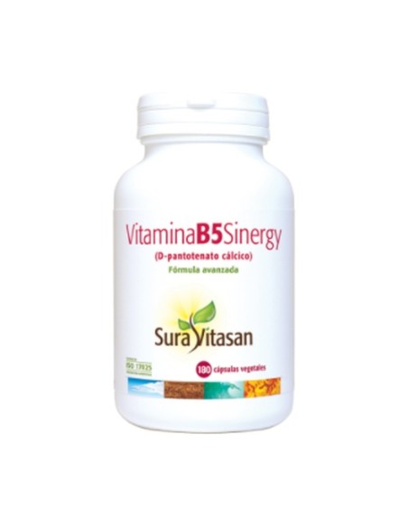 Vitamina B5 Sinergy 180 cápsulas vegetales Sura Vitasan