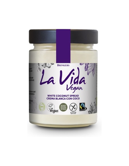 Crema Blanca con Coco Vegana 270 g La Vida Vegan
