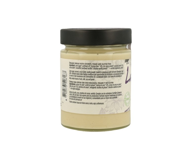 Crema Blanca con Coco Vegana 270 g La Vida Vegan