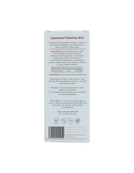 Liposomal B12 60 ml Curesupport