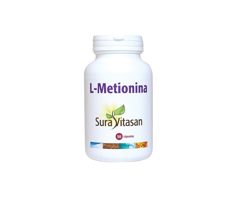 L-Metionina 50 cápsulas de 500mg Sura Vitasan