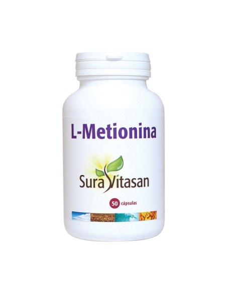 L-Metionina 50 cápsulas de 500mg Sura Vitasan