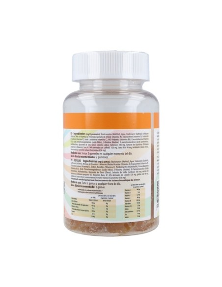 Vitamolas Defensas Niños 3 años 60 gominolas (Naranja) Drasanvi