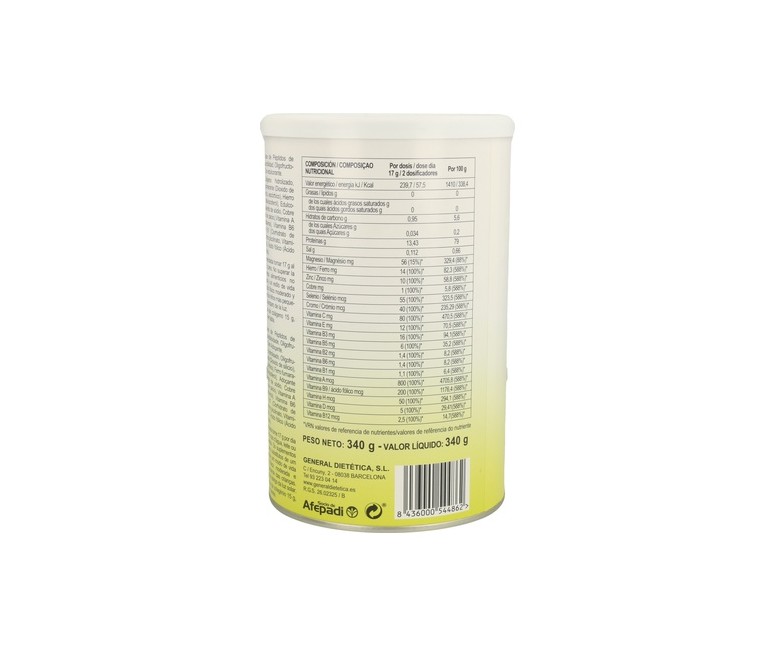 Suplemento Nutricional Senior 340 g Integralia