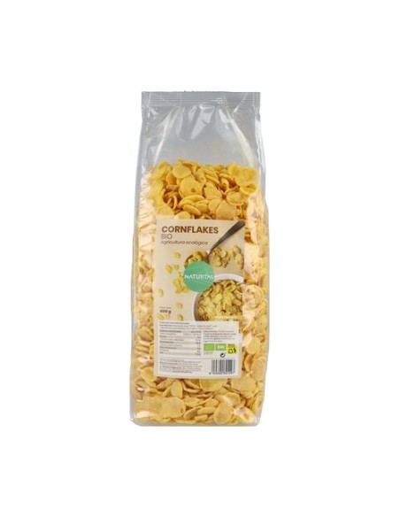 Copos de maíz tostado crujientes - Cornflakes Bio 400 g Naturitas Essentials