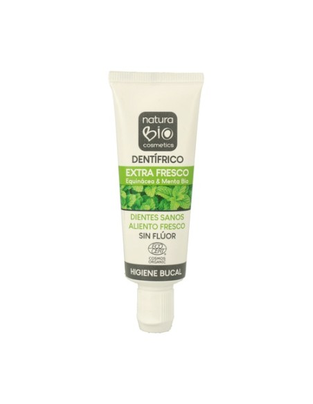Dentífrico extra fresco Equinácea & Menta 25 ml NaturaBIO Cosmetics