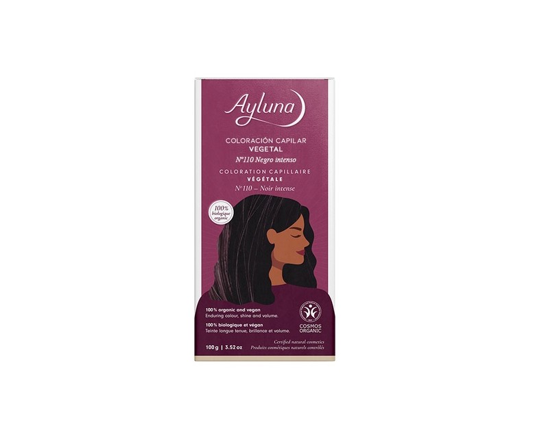 Colorante vegetal 110 negro intenso 100 g de polvo Ayluna