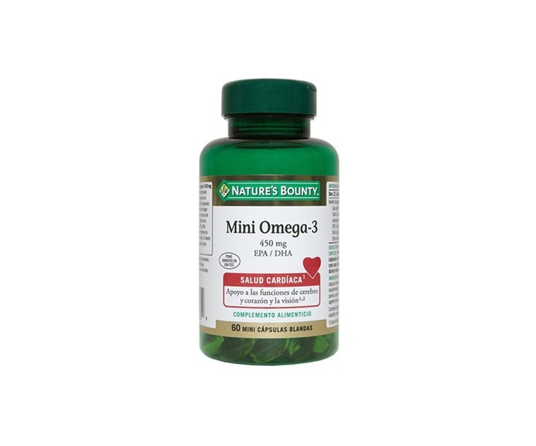 Mini Omega-3 450 mg 60 cápsulas Nature's Bounty