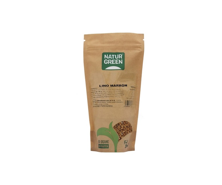 Lino marrón Bio 500 g NaturGreen