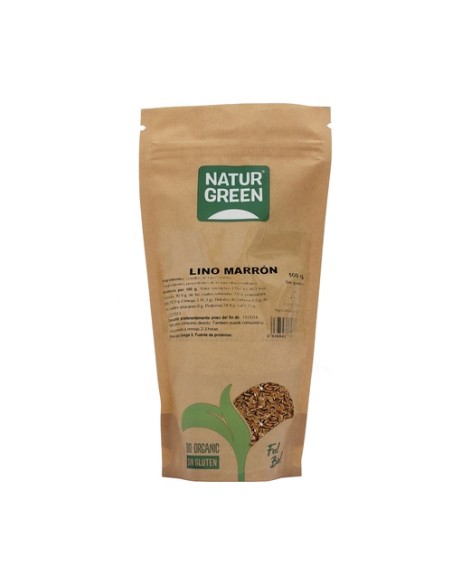Lino marrón Bio 500 g NaturGreen