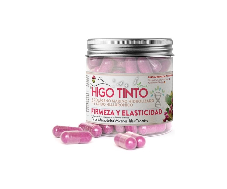 Cápsulas de higo tinto con colágeno y ácido hialurónico 90 cápsulas Higo Tinto