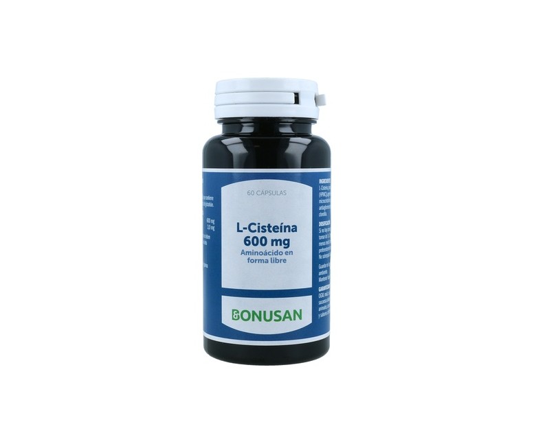 L-Cisteina 60 cápsulas de 600mg Bonusan