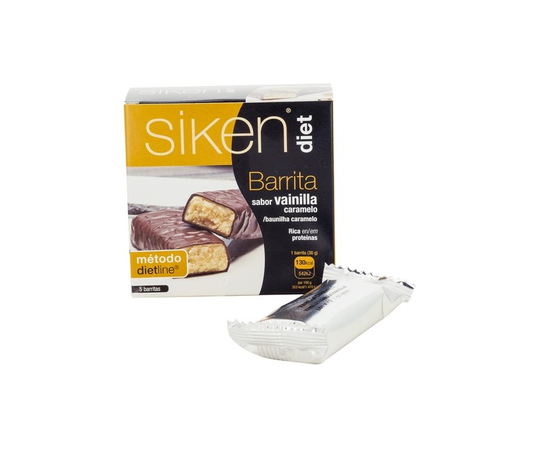 Barrita de Vainilla 5 barritas de 36g SIKEN