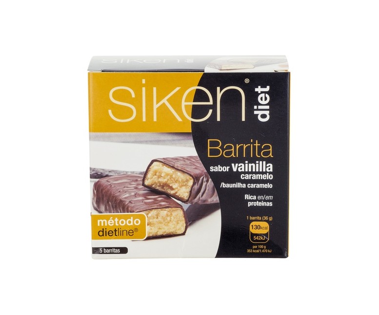 Barrita de Vainilla 5 barritas de 36g SIKEN