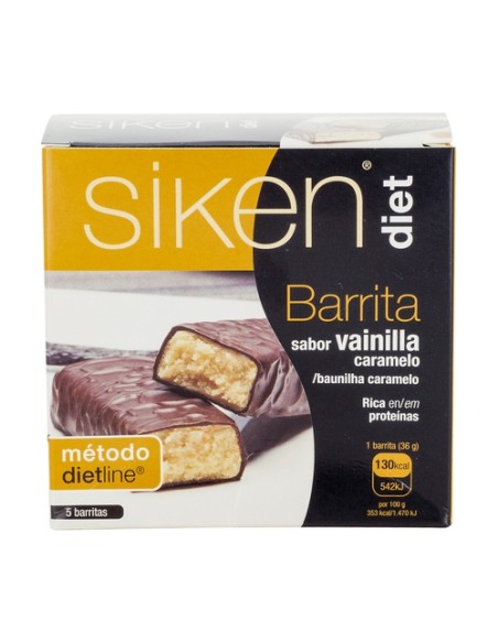 Barrita de Vainilla 5 barritas de 36g SIKEN