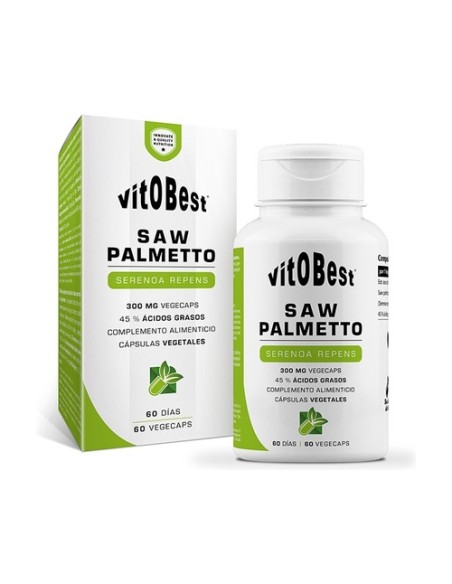 Saw Palmeto extracto de serenoa repens 60 cápsulas vegetales VIT.O.BEST