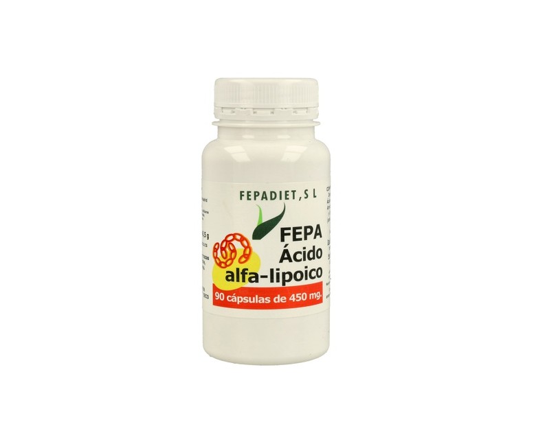 Ácido Alfa-lipoico 90 cápsulas de 450mg Fepa