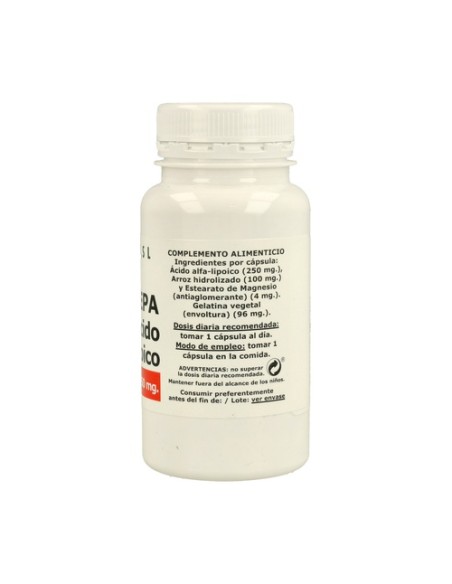 Ácido Alfa-lipoico 90 cápsulas de 450mg Fepa