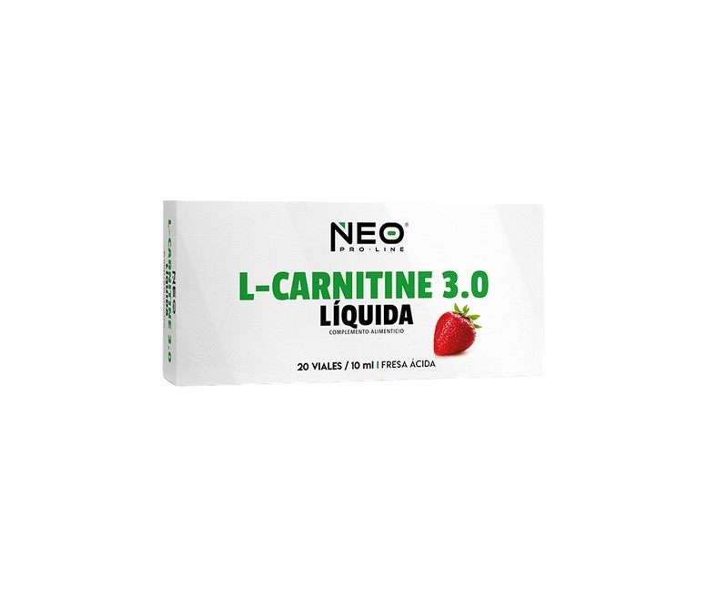 L-Carnitine 3.0 fresa ácida 20 x 10 ml Neo