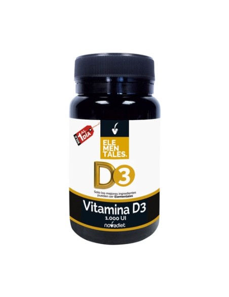 Vitamina D3 1000UI 120 comprimidos de 1000UI Nova Diet