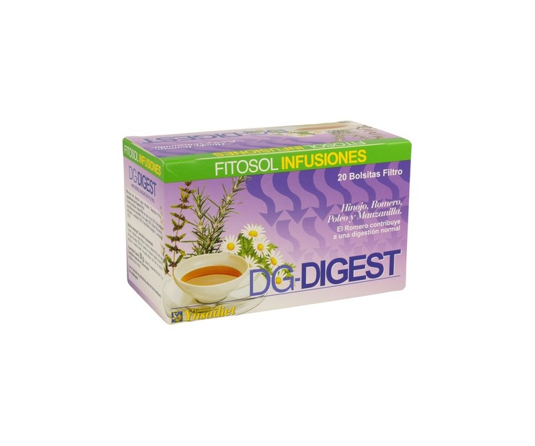 Infusión DG-digest con hinojo 20 bolsitas infusoras Fitosol