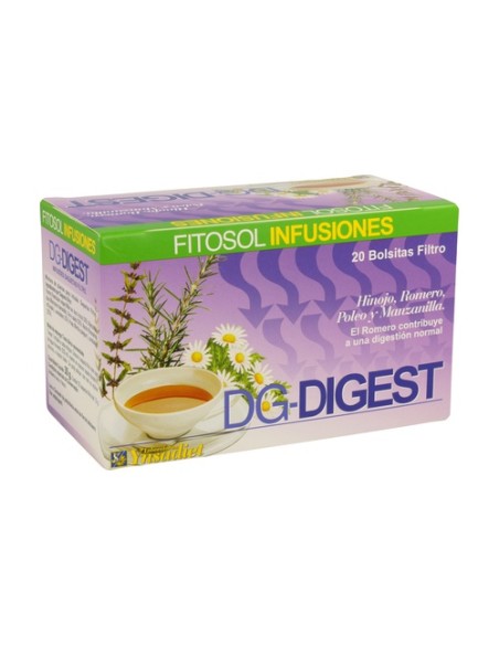 Infusión DG-digest con hinojo 20 bolsitas infusoras Fitosol