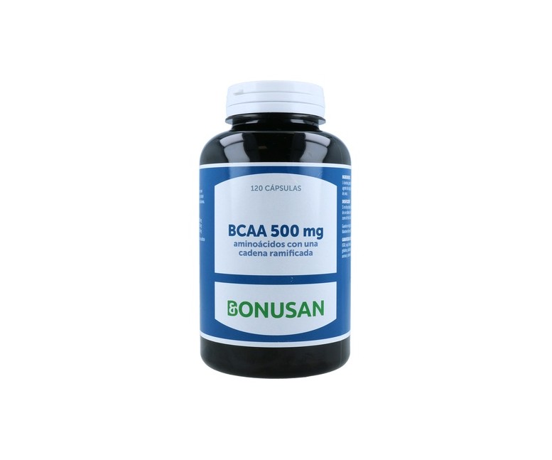 BCAA 500 mg 120 cápsulas de 500mg Bonusan