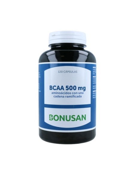 BCAA 500 mg 120 cápsulas de 500mg Bonusan