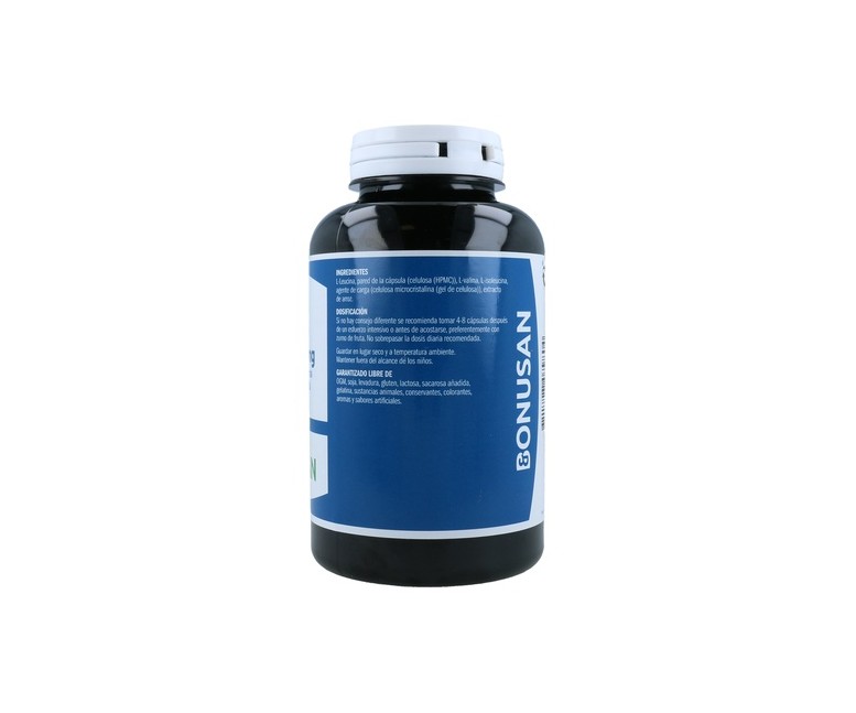 BCAA 500 mg 120 cápsulas de 500mg Bonusan