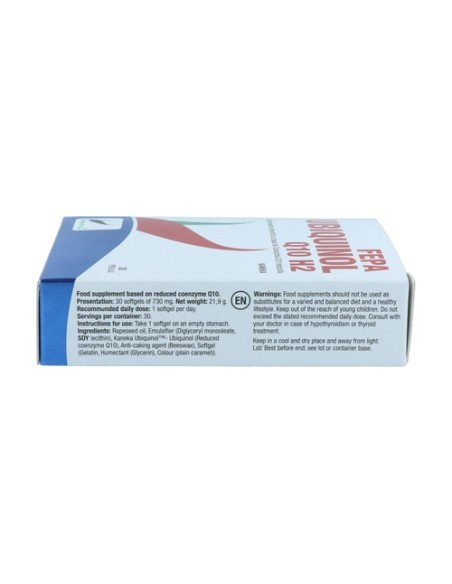 Ubiquinol 30 perlas de 50mg Fepa