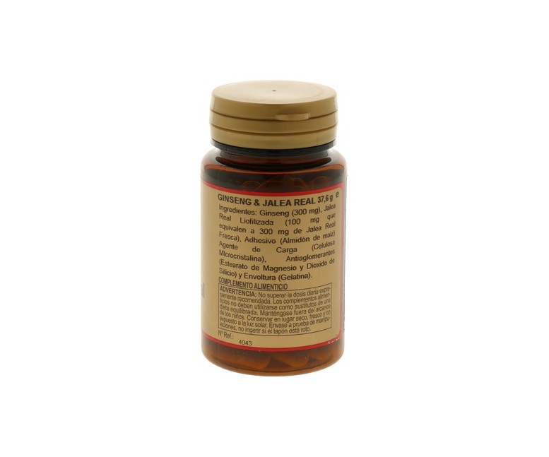Ginseng y Jalea Real 60 cápsulas de 600mg Obire