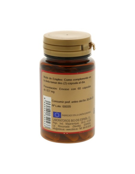 Ginseng y Jalea Real 60 cápsulas de 600mg Obire