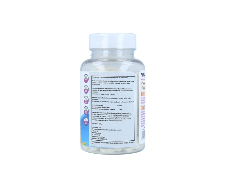 Vitamina C-Rex (Orange) 100 tabletas Kal