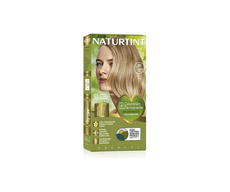 Coloración con quinoa 9n - rubio miel 1 unidad Naturtint