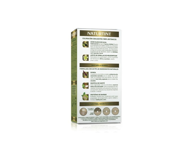 Coloración con quinoa 9n - rubio miel 1 unidad Naturtint