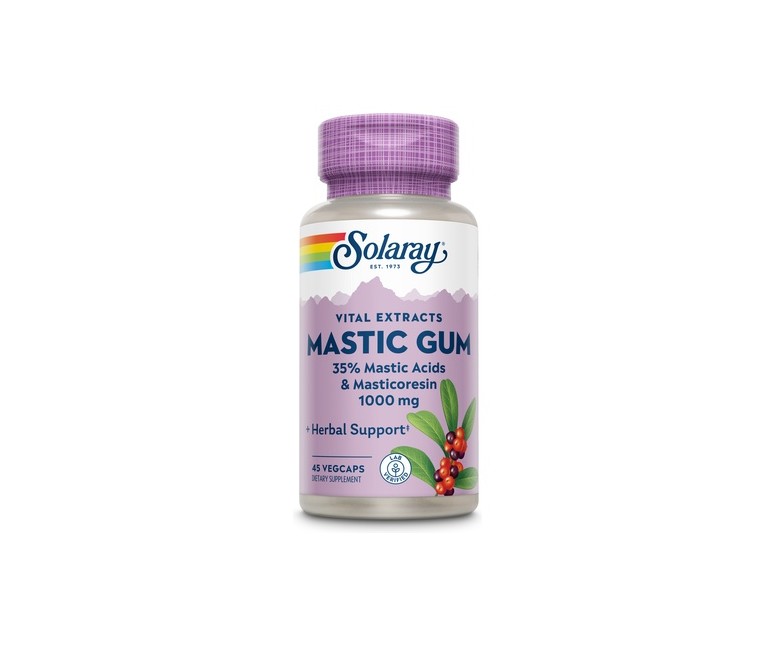 Mastic Gum 45 cápsulas vegetales Solaray