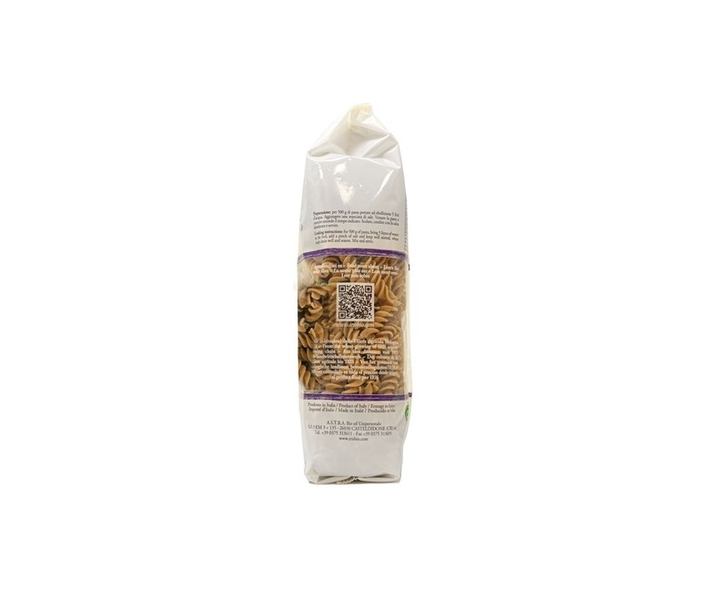 Fusilli de trigo inegral 500 g Iris