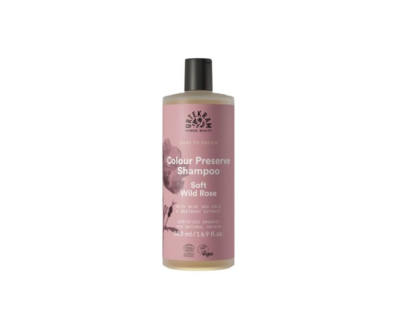 Champú protector del color Soft Wild Rose 500 ml Urtekram