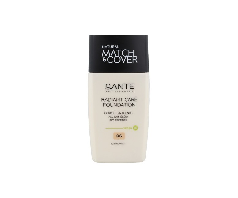 Maquillaje fluido radiant care 06 Warm beige 30 ml (Beige) Sante