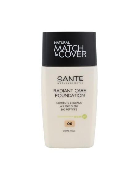 Maquillaje fluido radiant care 06 Warm beige 30 ml (Beige) Sante