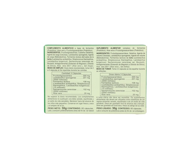 Lactobacillus Plus 60 cápsulas Integralia